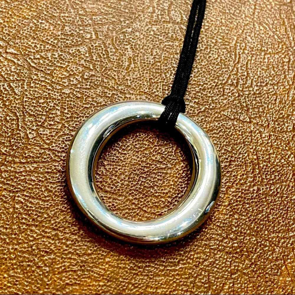 Tiffany & Co. Silver Elsa Peretti Sevillana Pendant Necklace